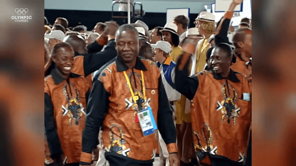 Côte d'Ivoire à la cérémonie d'ouverture Sydney 2000